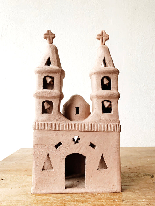 Vintage Terra Cotta Mission Style  Church