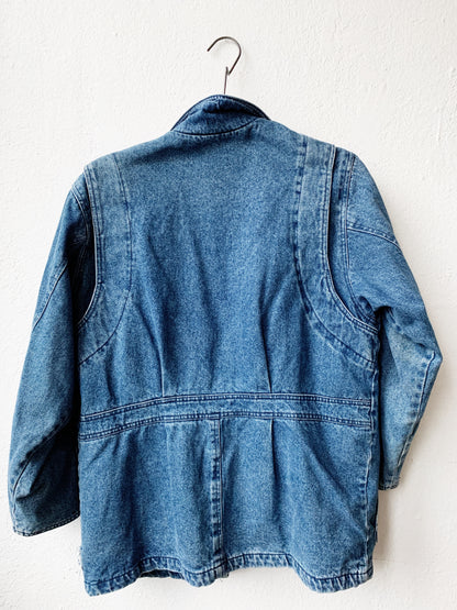 Vintage Denim Chore Coat