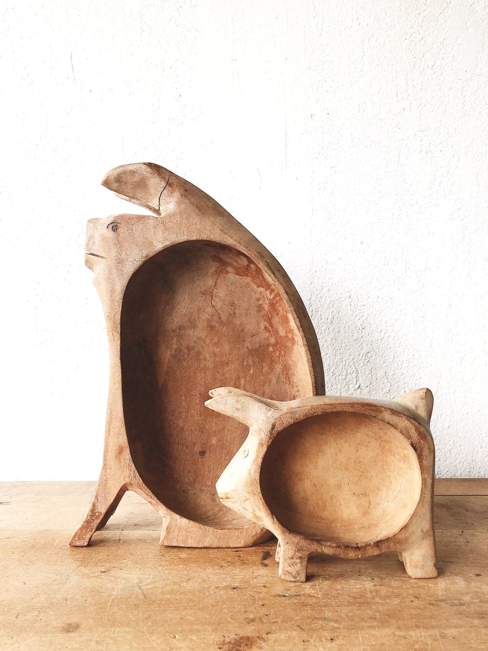 Primitive Wood Serving Bowl