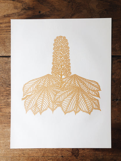 Vintage Czechoslovakian Wood Cut