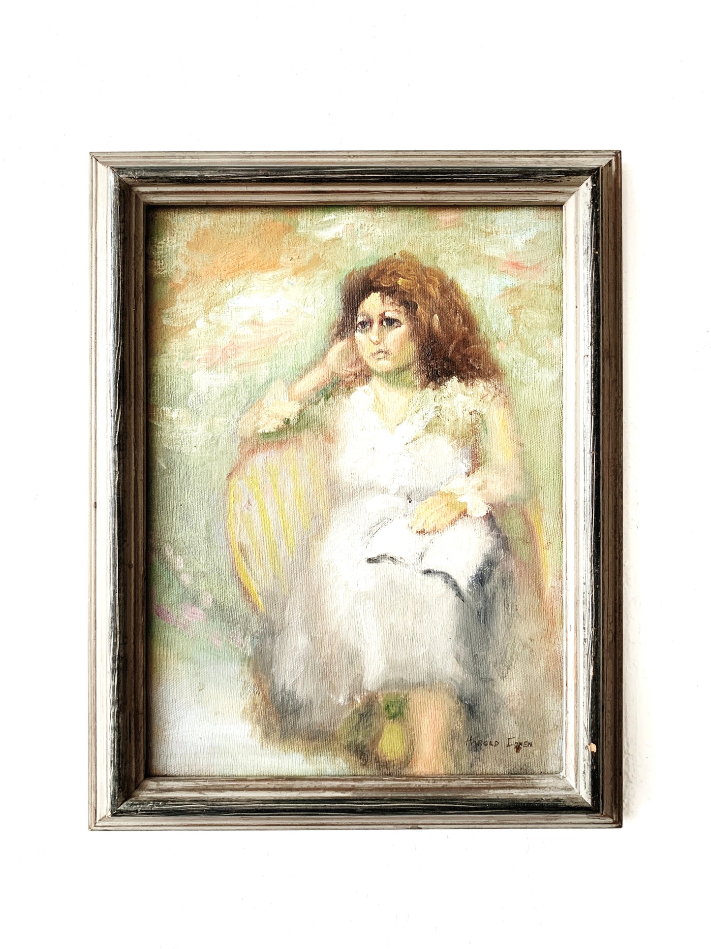 Vintage Original Framed Portrait