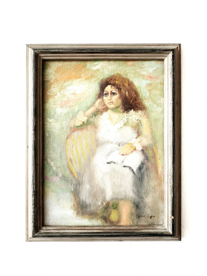 Vintage Original Framed Portrait
