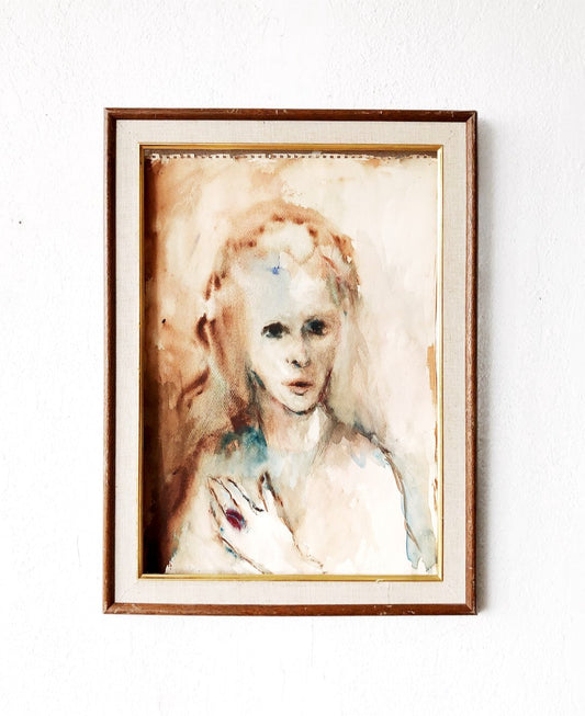 Ghostly Mid Century Painting