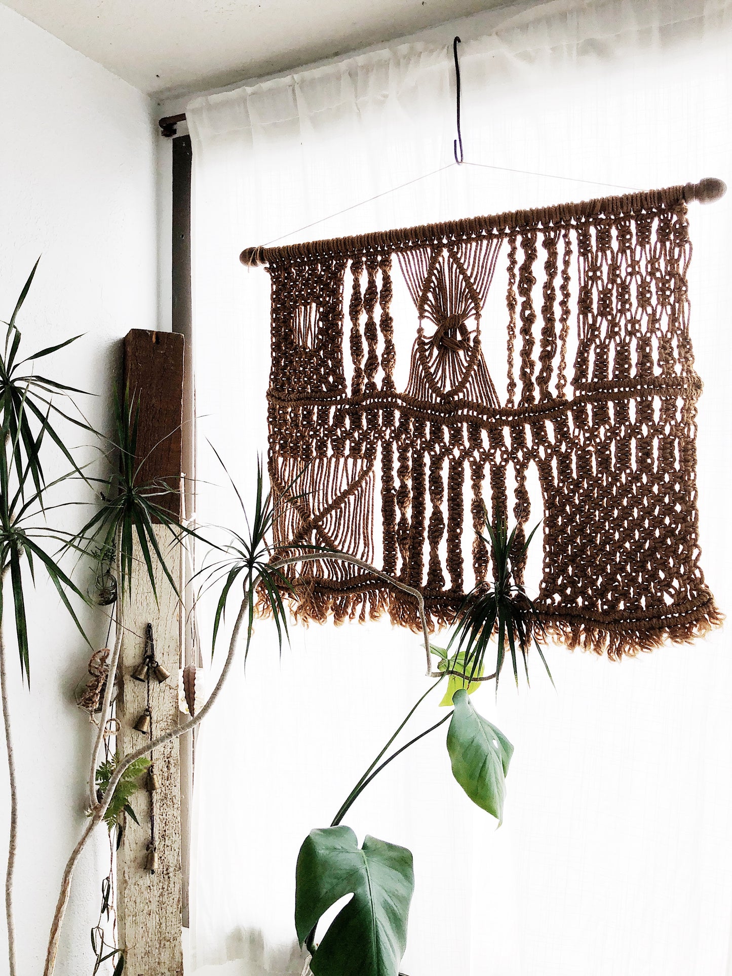 Vintage Macrame Curtain