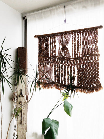 Vintage Macrame Curtain