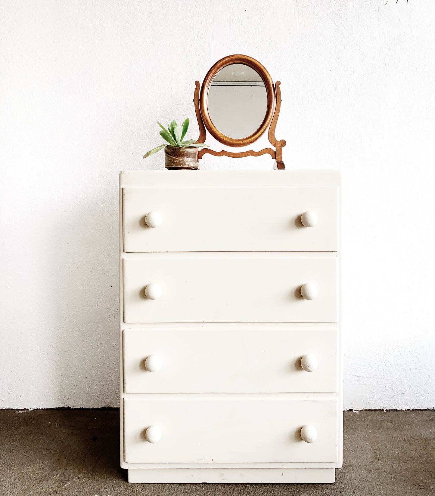 Vintage Wood Dresser