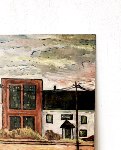 Vintage Naive Style Painting