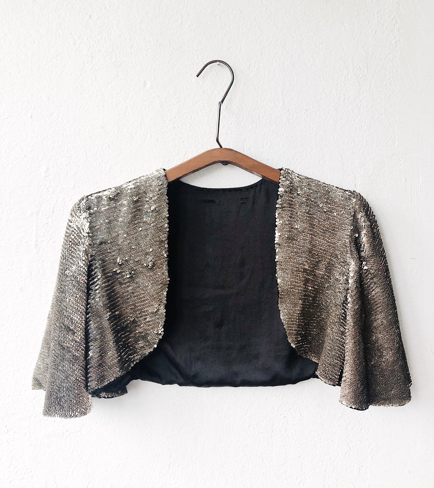Vintage Sequin Bolero Jacket