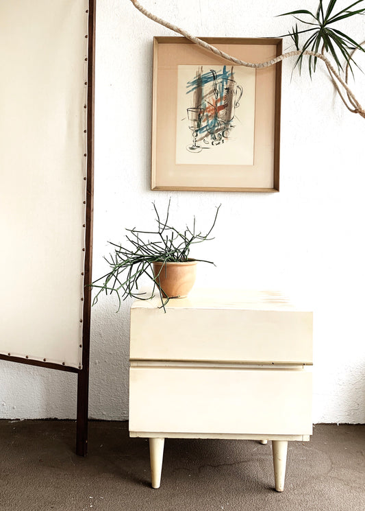 Mid Century Wood Night Stand