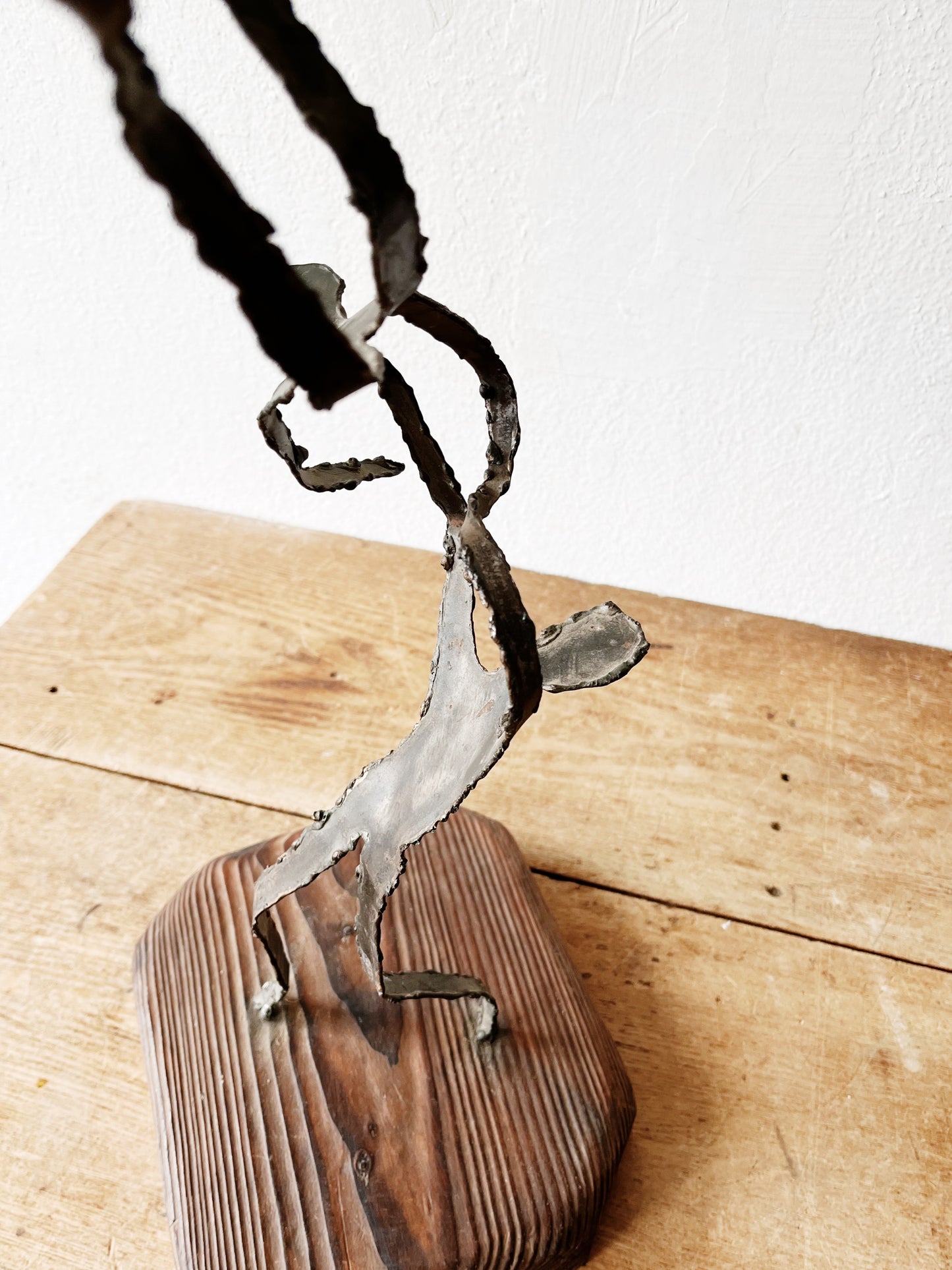 Vintage Brutalist Figural Sculpture