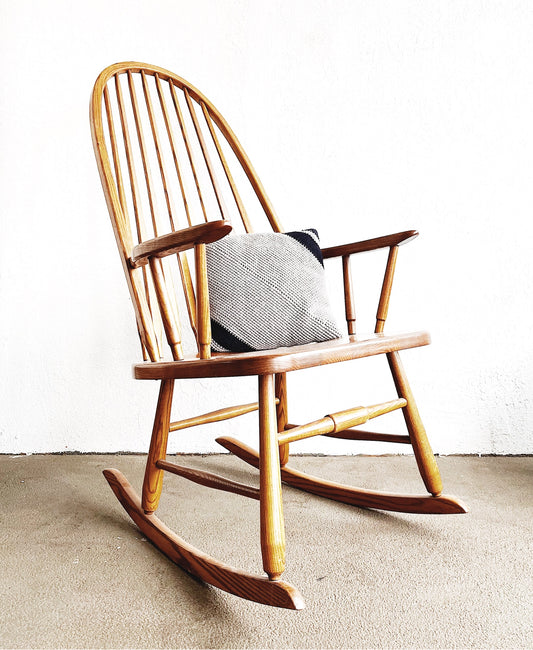 Vintage S Bent Brothers Oak Rocker