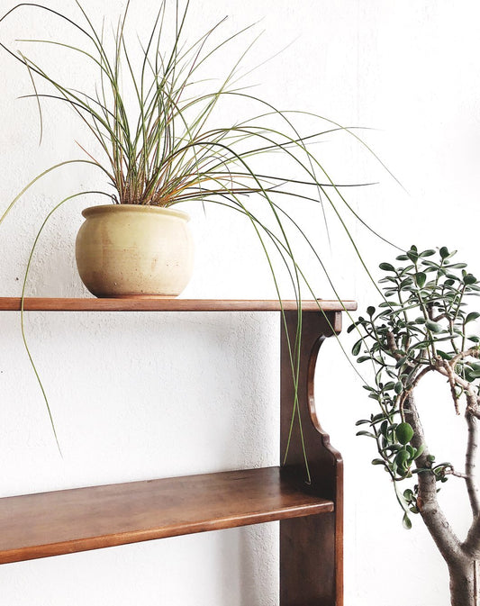 Vintage Maple Keyhole Shelf