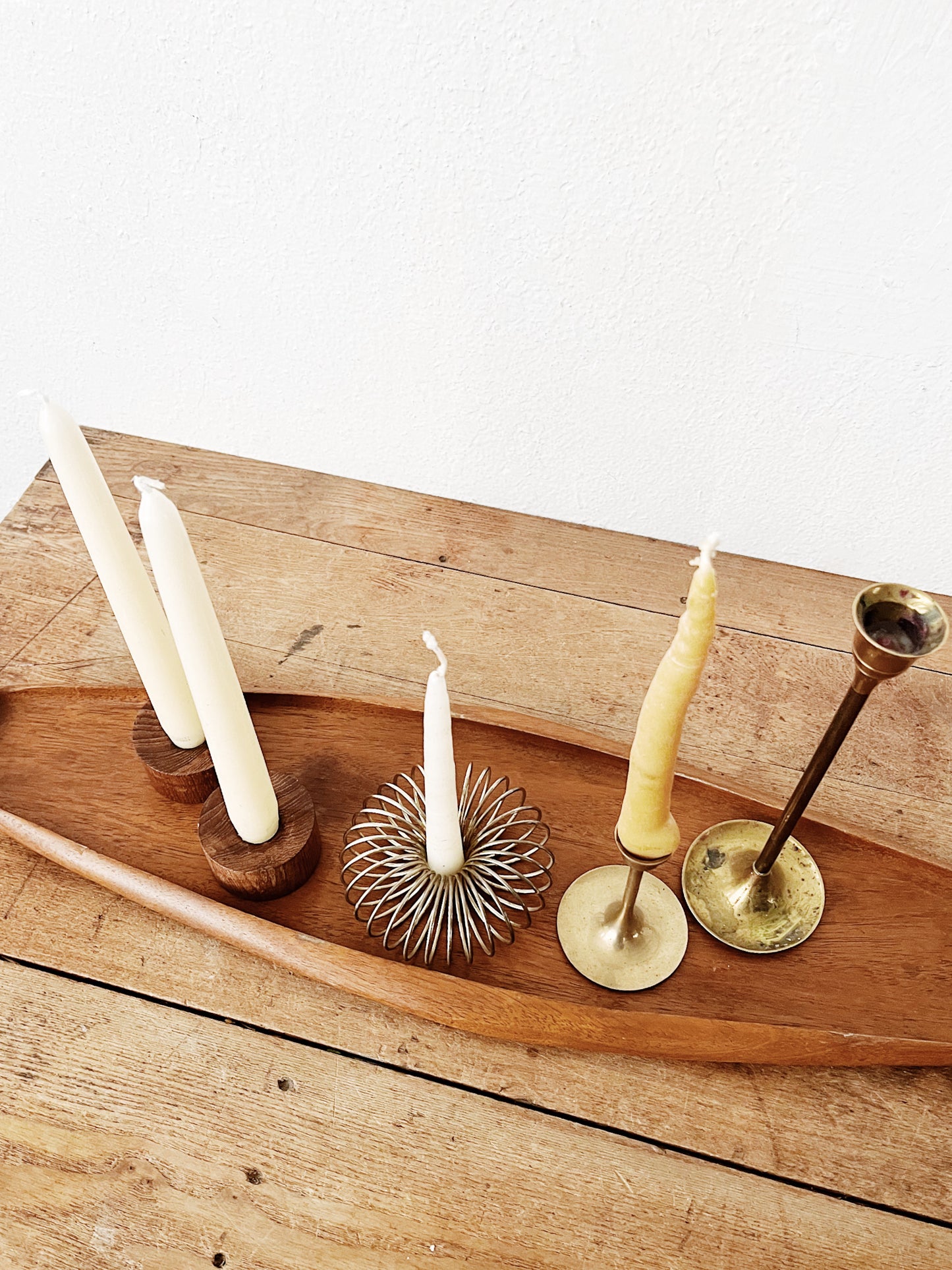 Vintage Coil Candle  Holder Holfer