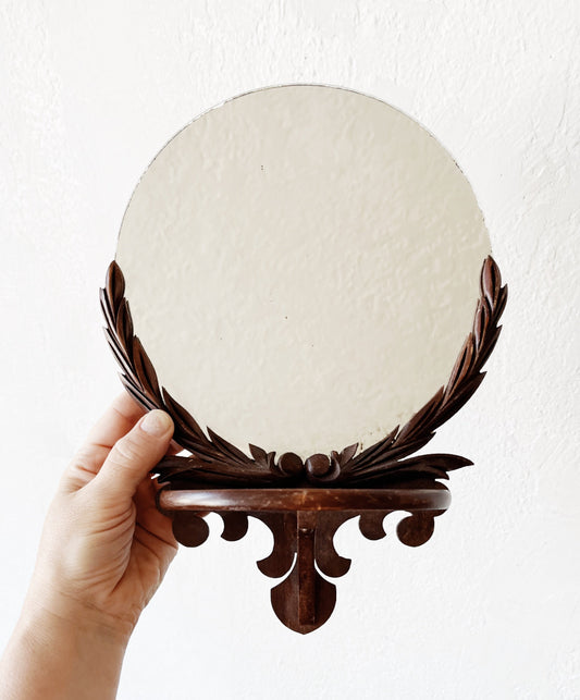 Antique Mirrored Shelf