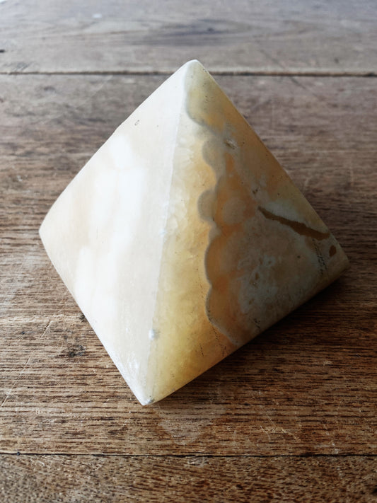 Golden Agate Pyramid