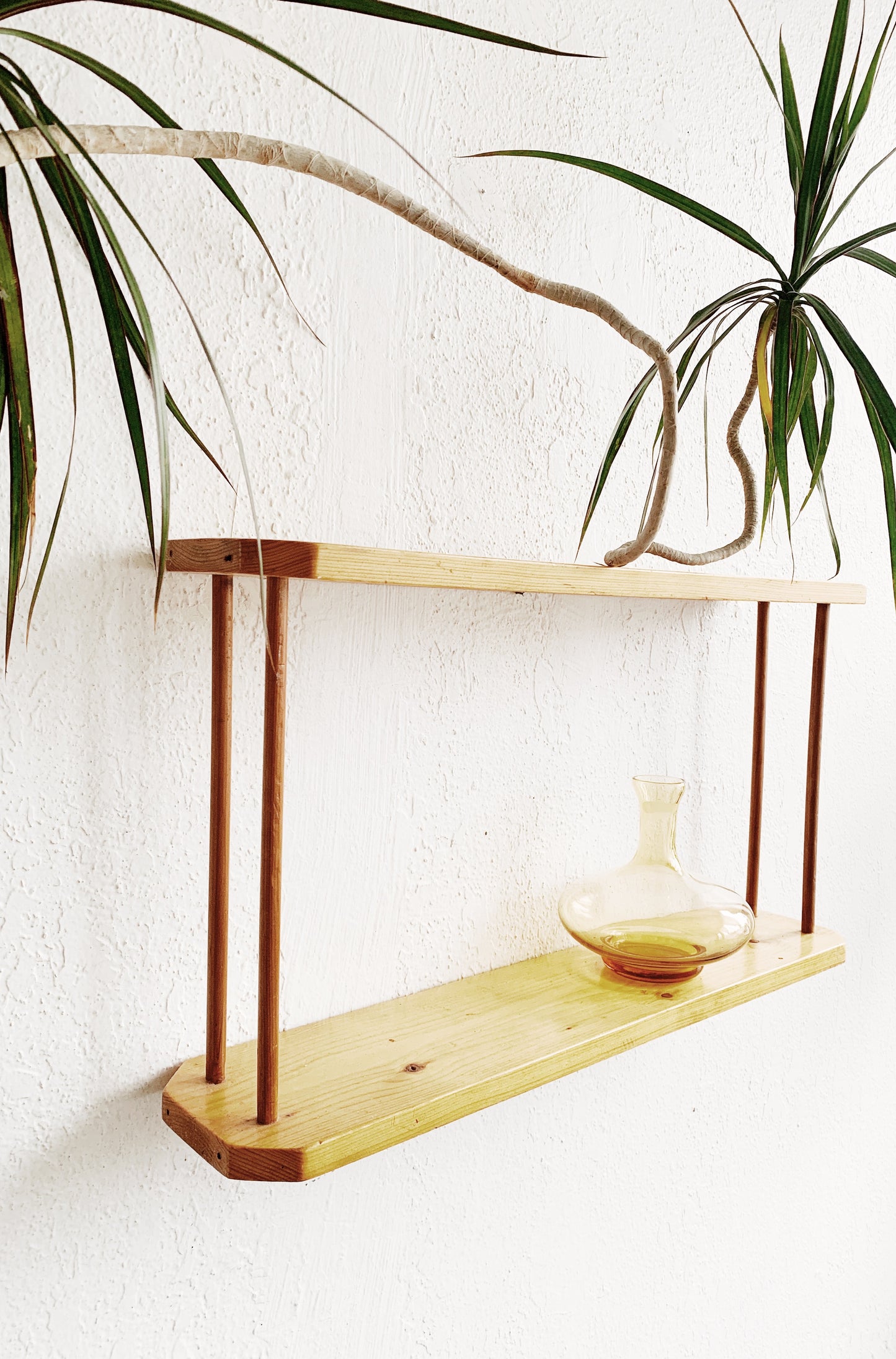 Vintage Wood Wall Shelf