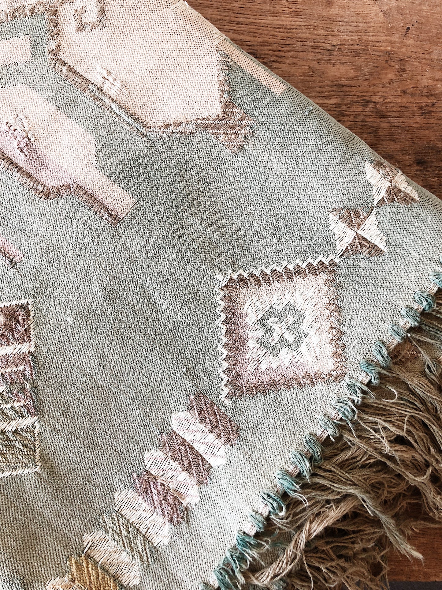 Stunning Cotton Woven Tapestry / Rug