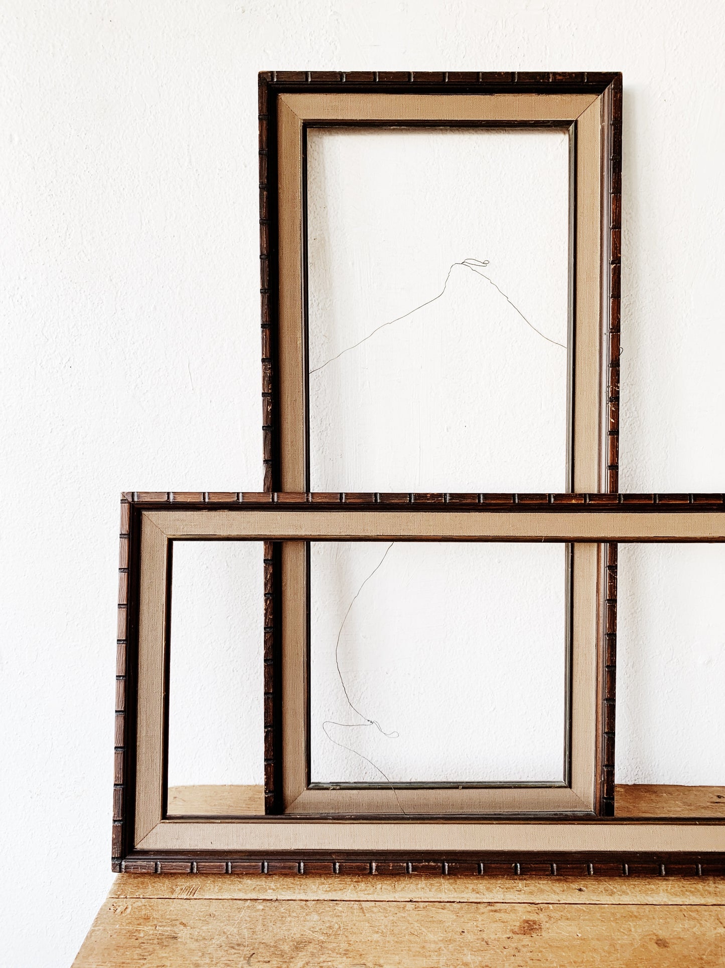 Vintage Carved Wood Frame