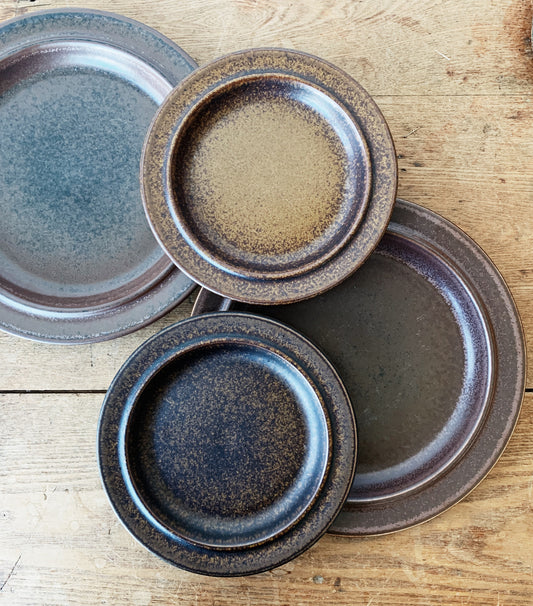 Mid Century Arabia Of Finland Ruska Plate Set