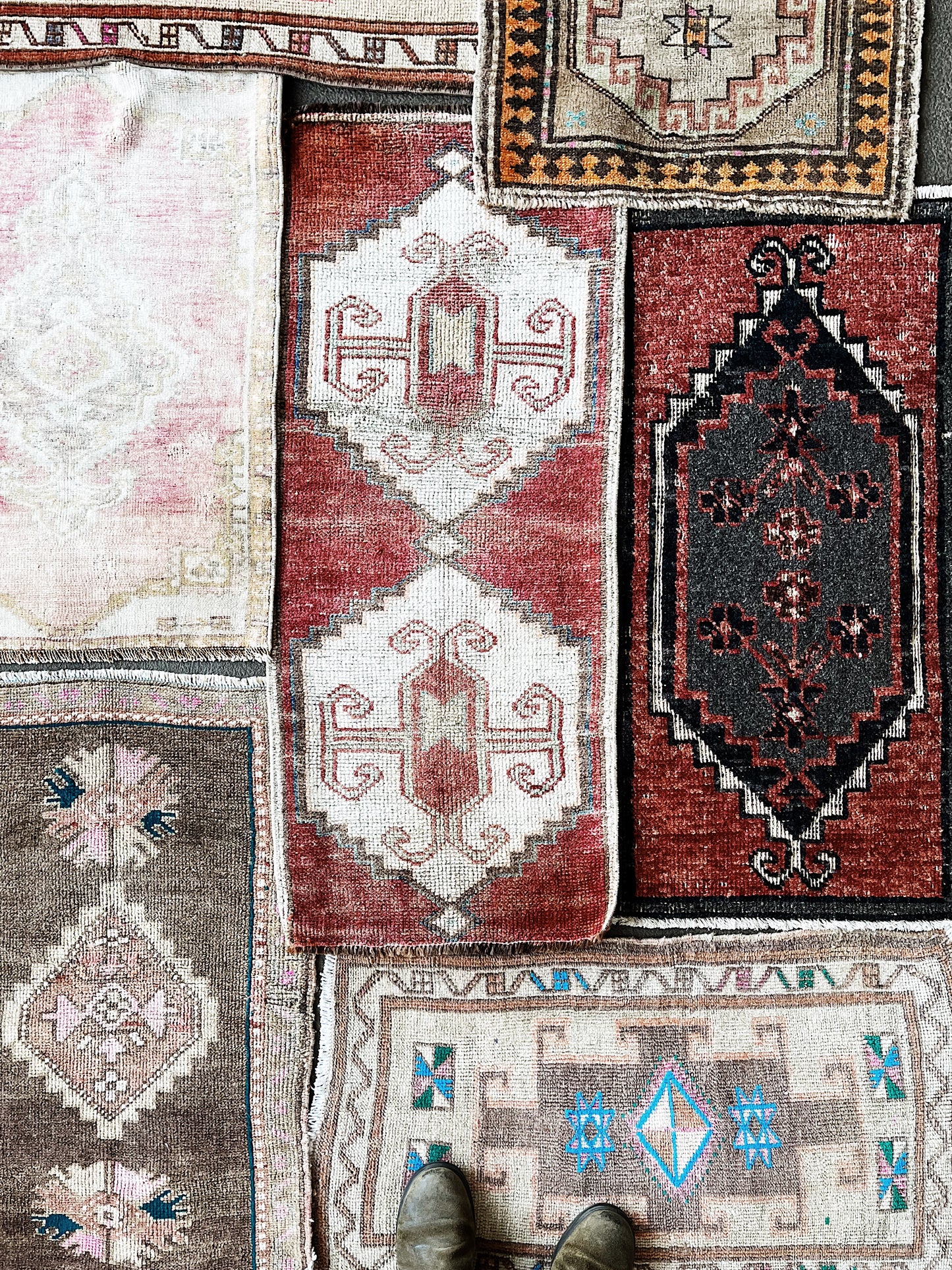 Vintage Turkish Mini Rug