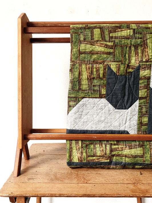 Handmade Vintage Quilt/Textile  Rack