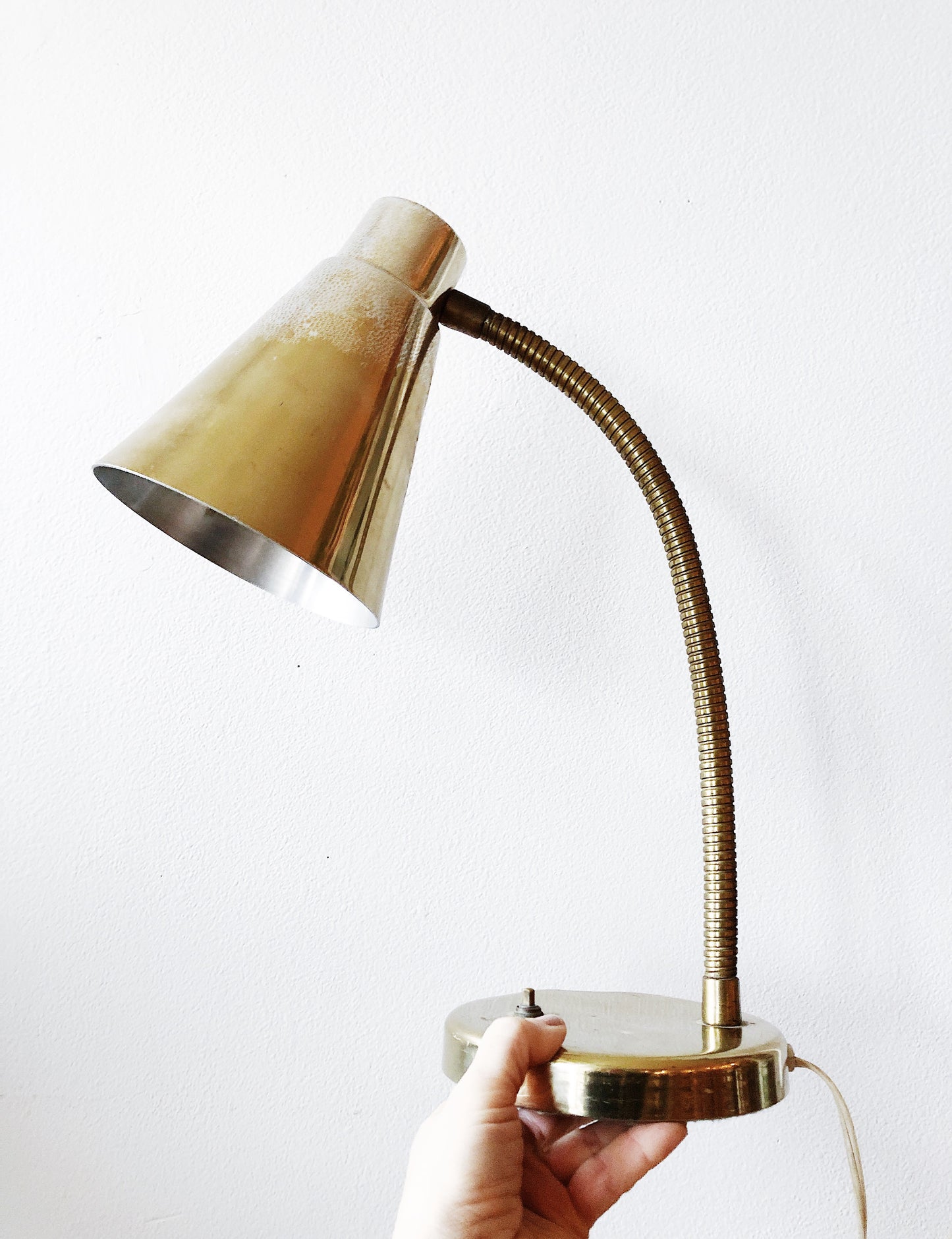 Vintage Mid Century Gooseneck Lamp