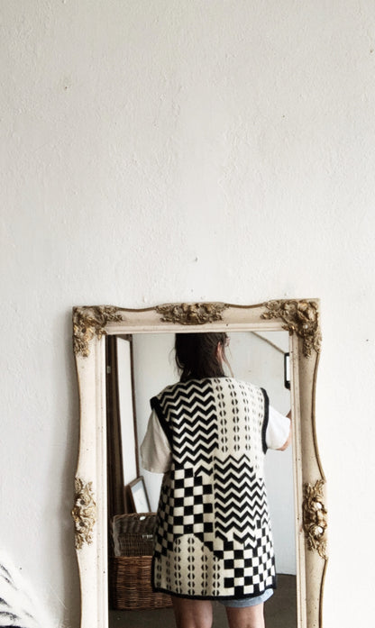 Vintage Long Angora Sweater Vest