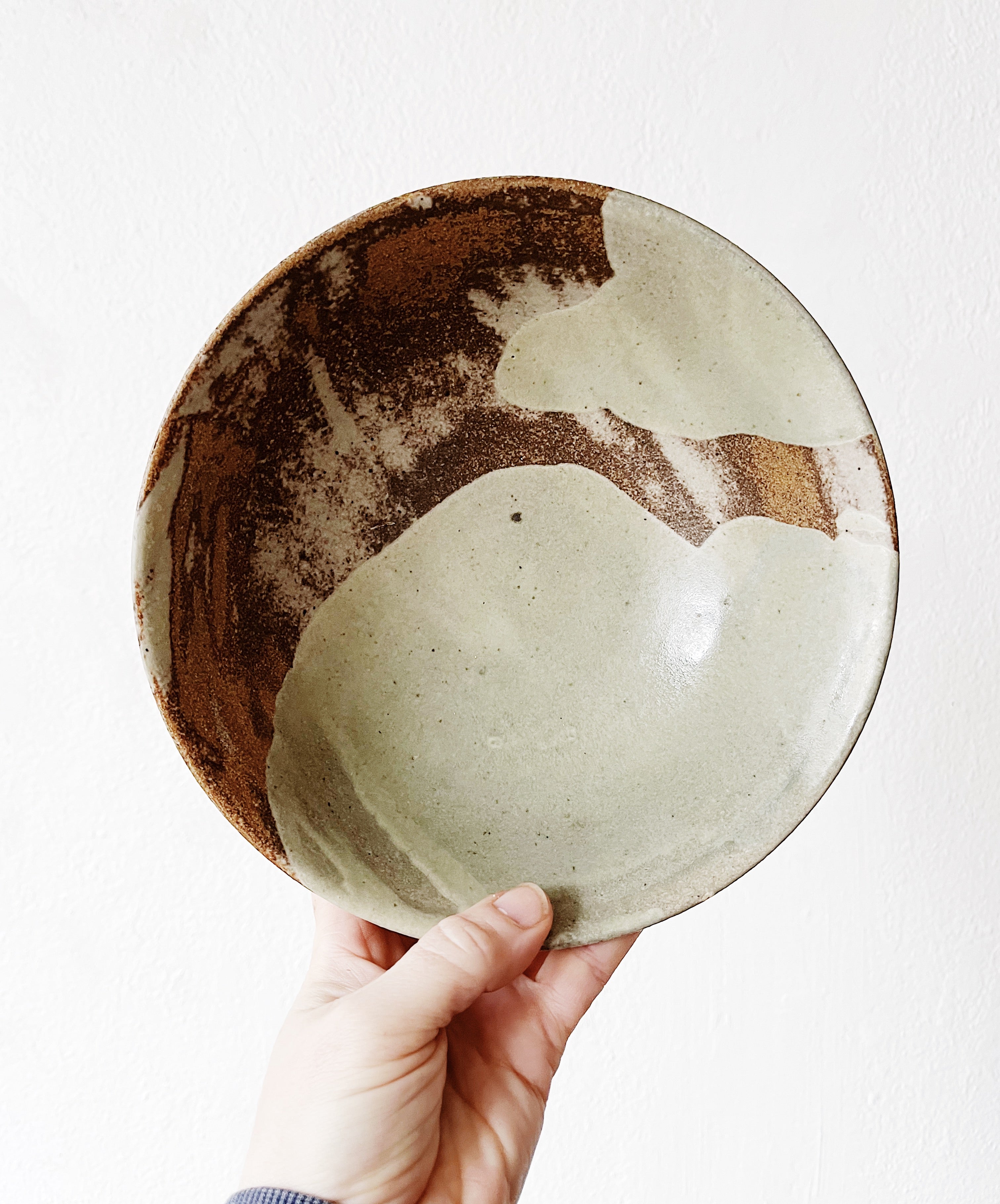 Swirled Handmade Pottery Bowl