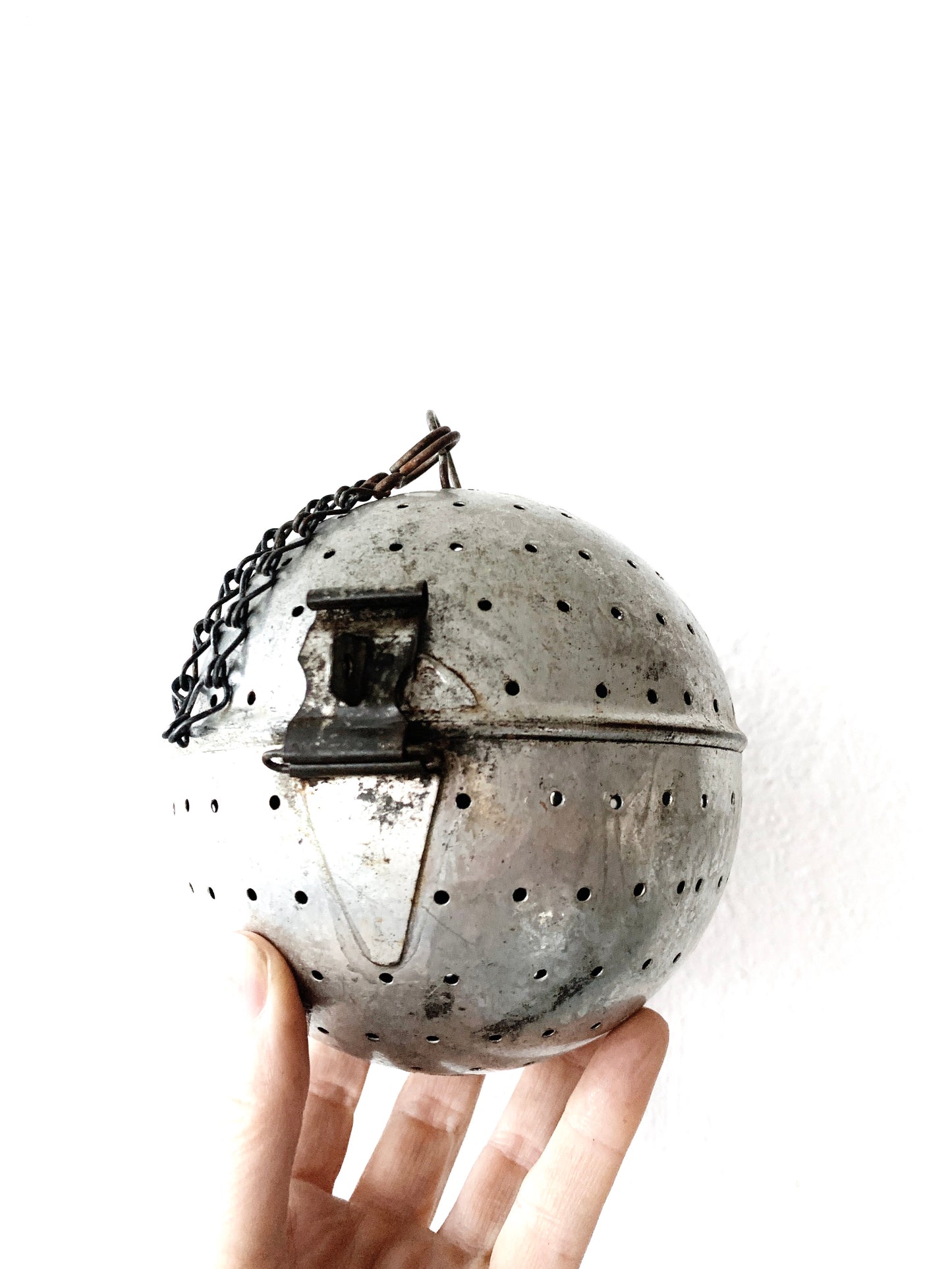 Extra Large Vintage Spice Ball / Herb Infuser