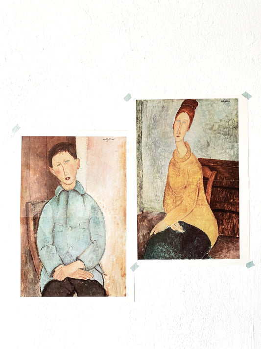 1960’s Oversized Modigliani Prints