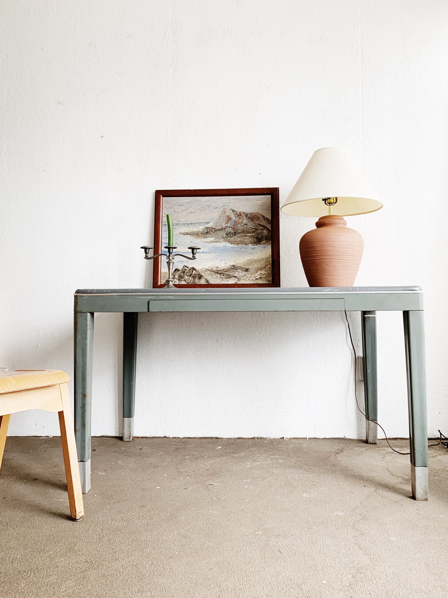 Mid Century Industrial Desk