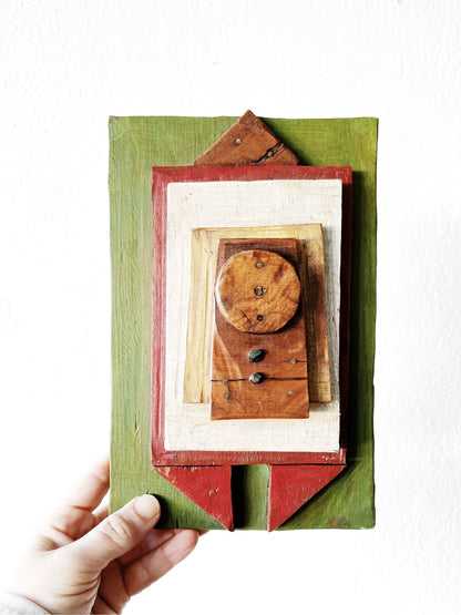 Handmade Folk Art Assemblage