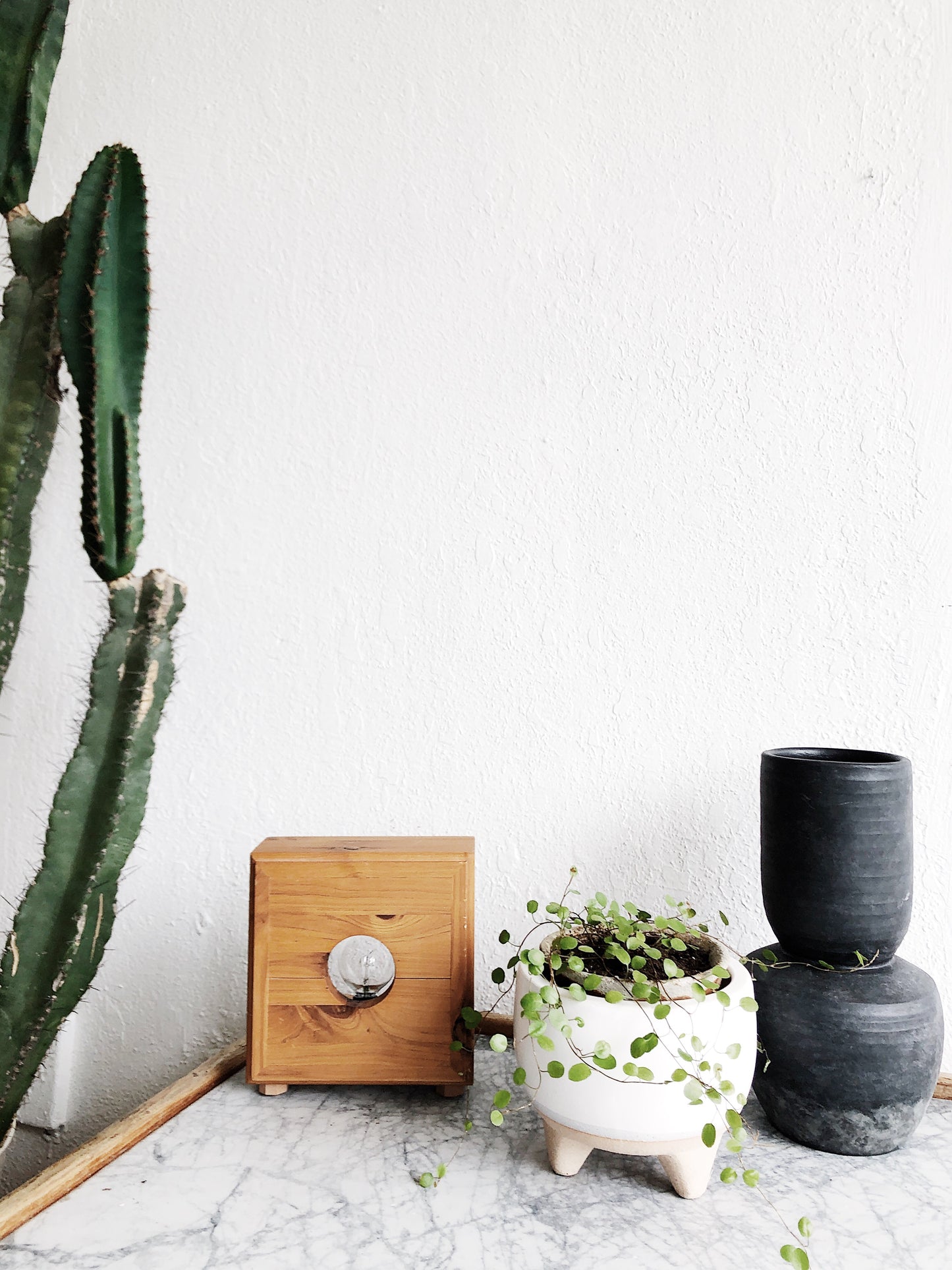 Vintage Handmade Modern Box Light