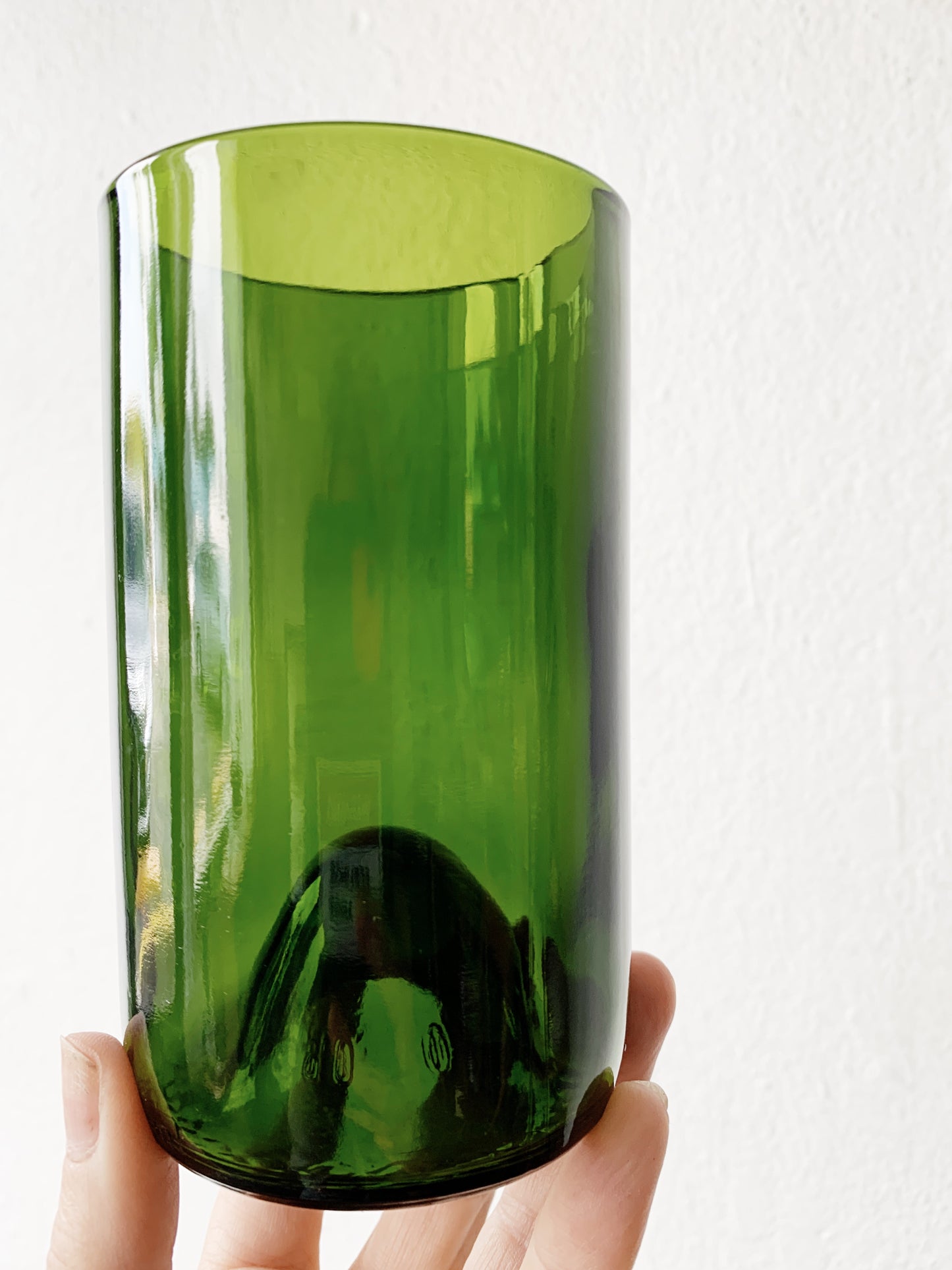 Upcycycled Green Bottle Tumblers