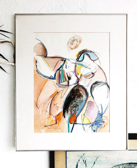 Vintage Original Nude Painting