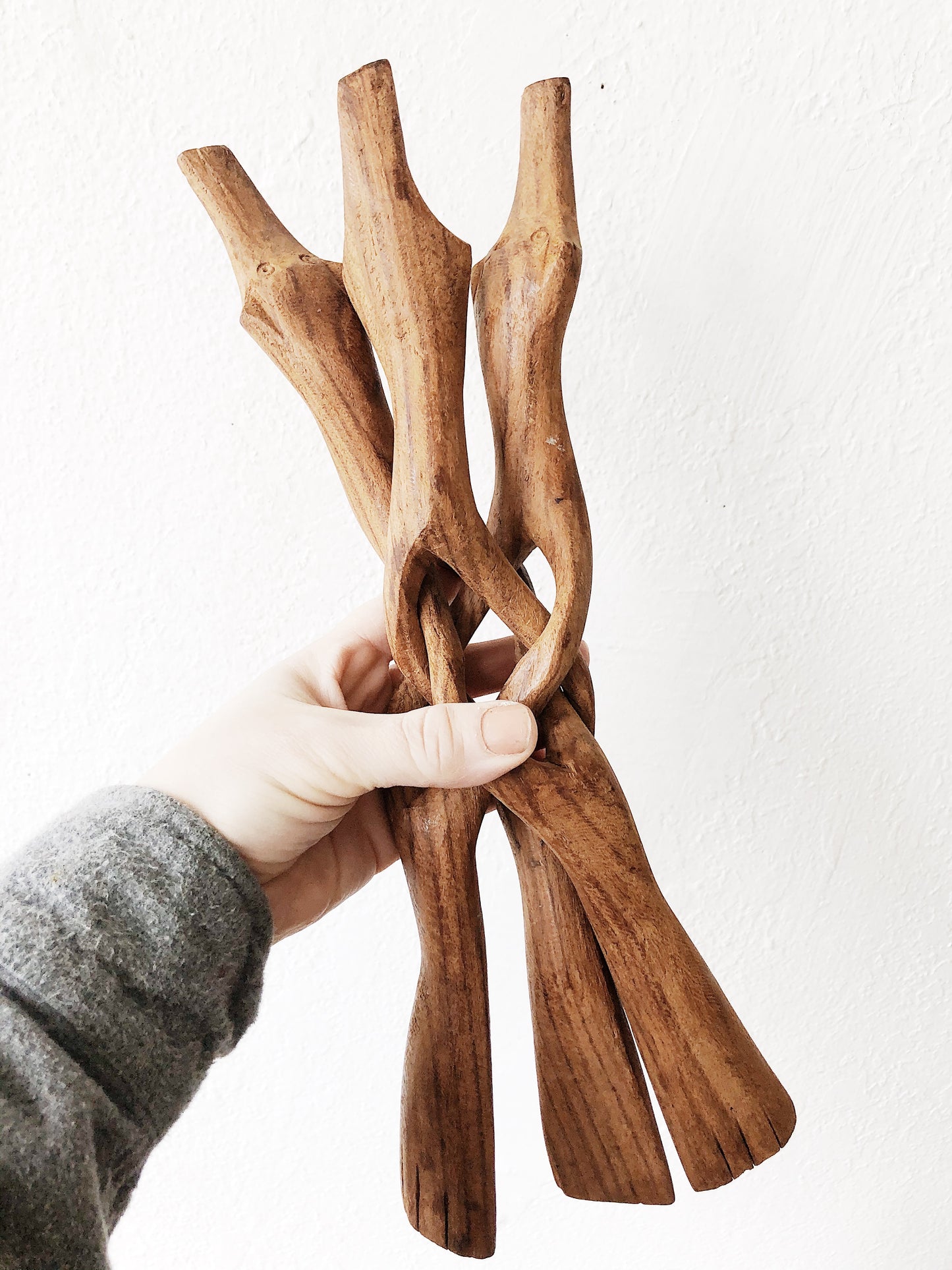 Vintage Folding Wood Stand