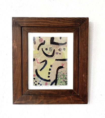 Vintage Framed Paul Klee Art Print