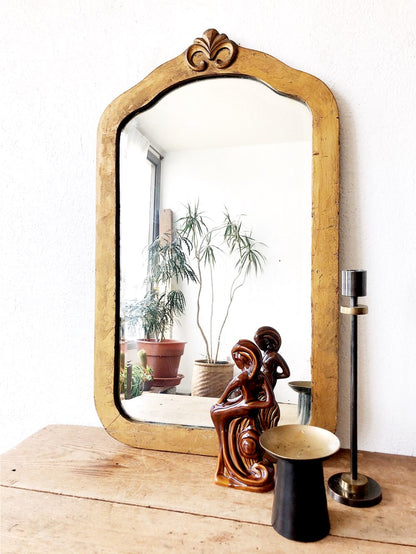 Antique Gold Leaf Mirror