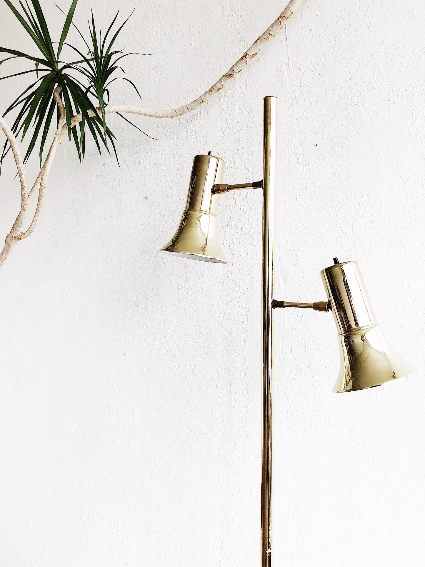 Vintage Brass Floor Lamp