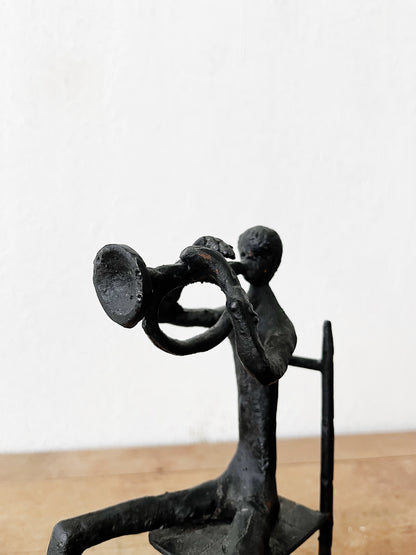 Cast Iron Trumpeter