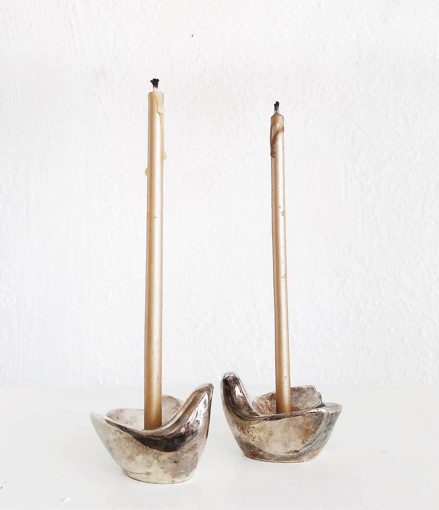 Vintage Dansk Dove Candelholders