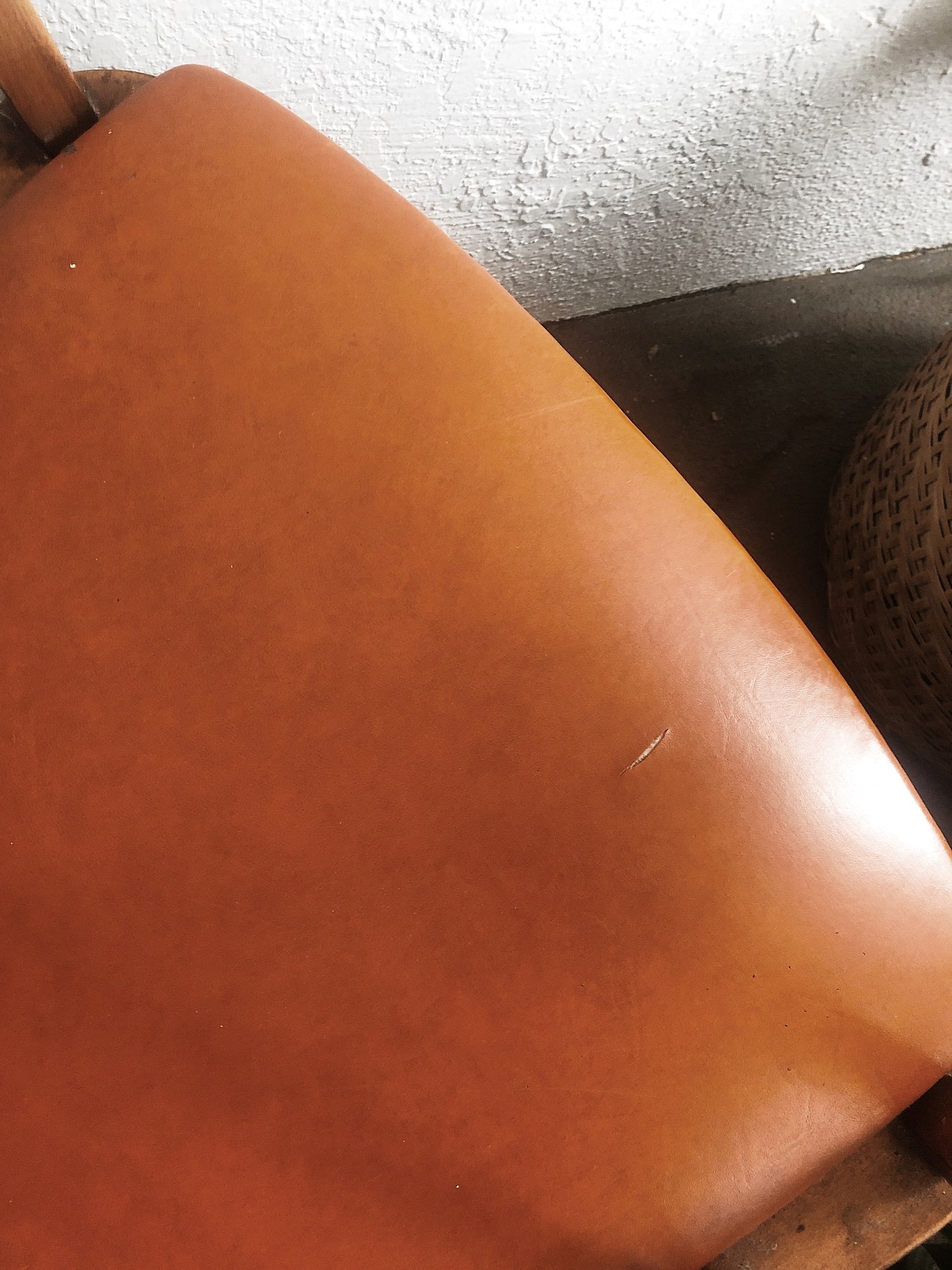 Pair Vintage Upholstered Captains Chairs