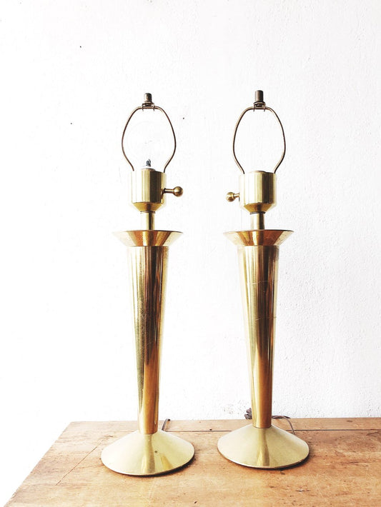 Vintage Regency Style Stiffel Brass Lamp