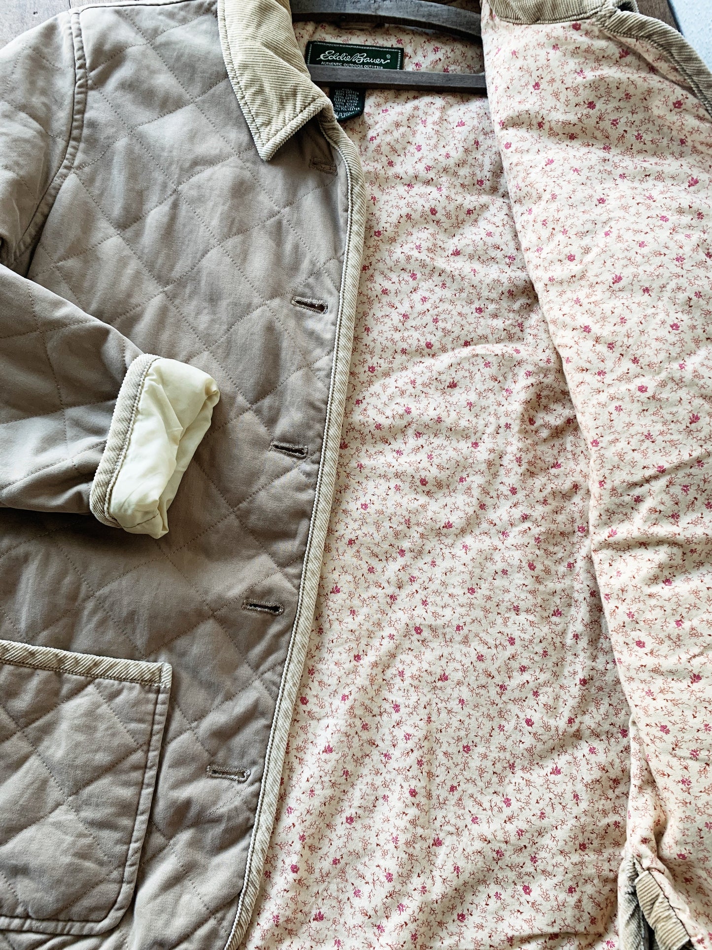 Eddie Bauer Quilted Cotton Barn Jacket