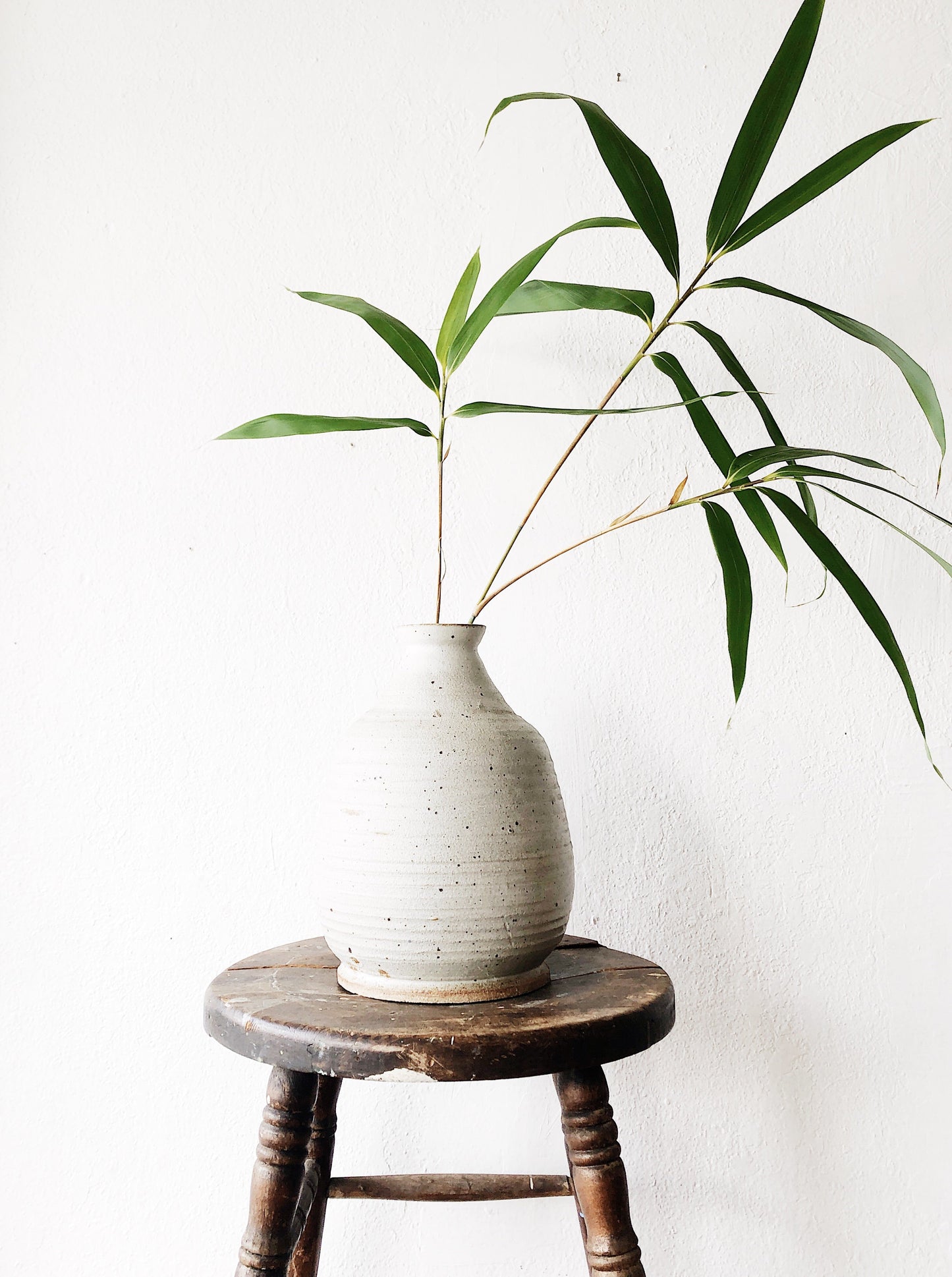 Large Vintage Matte Pottery Vase