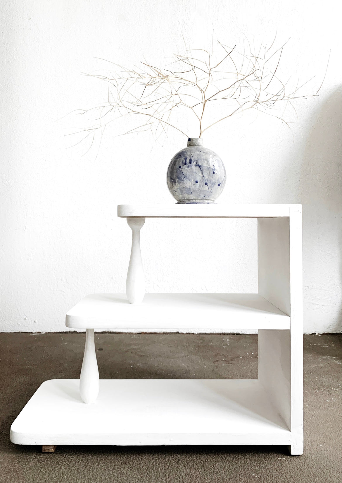 Vintage Tiered Wood Shelf