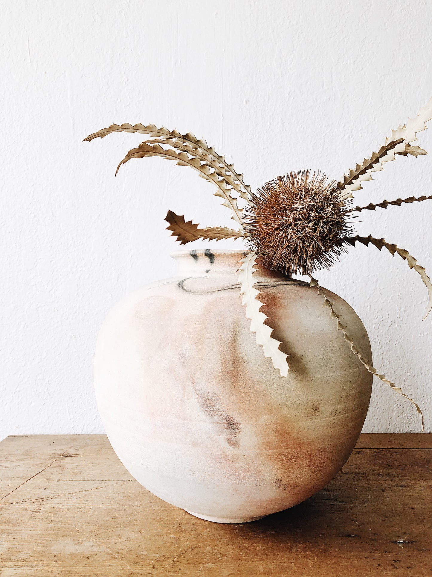 Stunning Large Vintage Raku Vessel