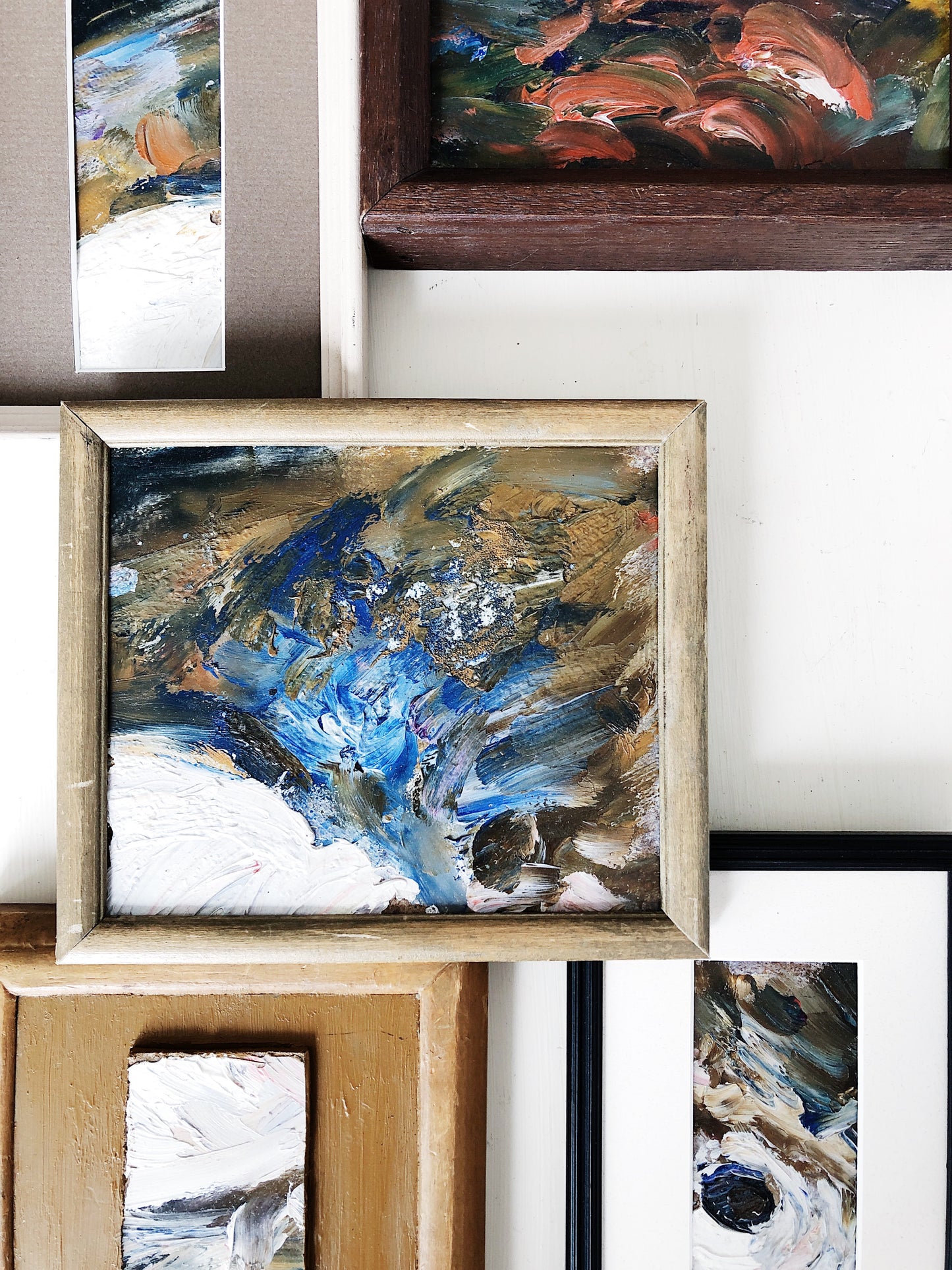 Vintage Abstract Mini Paintings