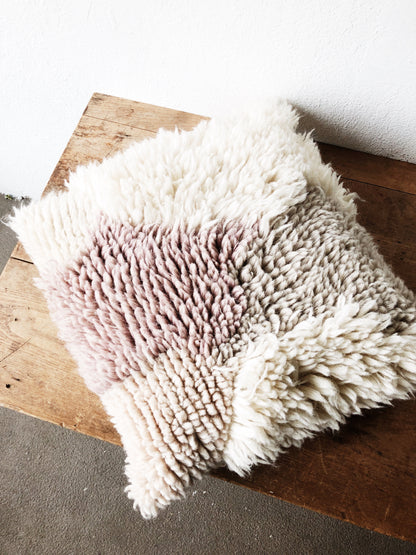 Pastel Wool Sheepskin Pillow