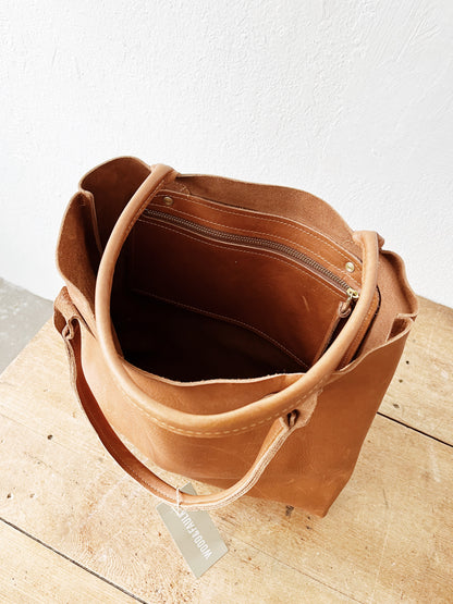 Wood and Faulk Slouch Tote